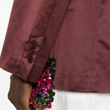 Blazer doppio petto in rosso Forte forte - donna 