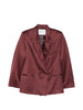 Forte forte women's double-breasted blazer in red