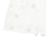Pantaloncini in broderie-anglaise in bianco Forte forte - donna 