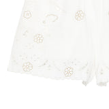 Pantaloncini in broderie-anglaise in bianco Forte forte - donna 
