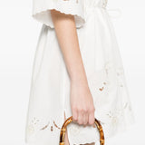 Abito con stampa floreale in bianco Forte forte - donna 