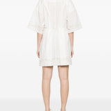 Abito con stampa floreale in bianco Forte forte - donna 