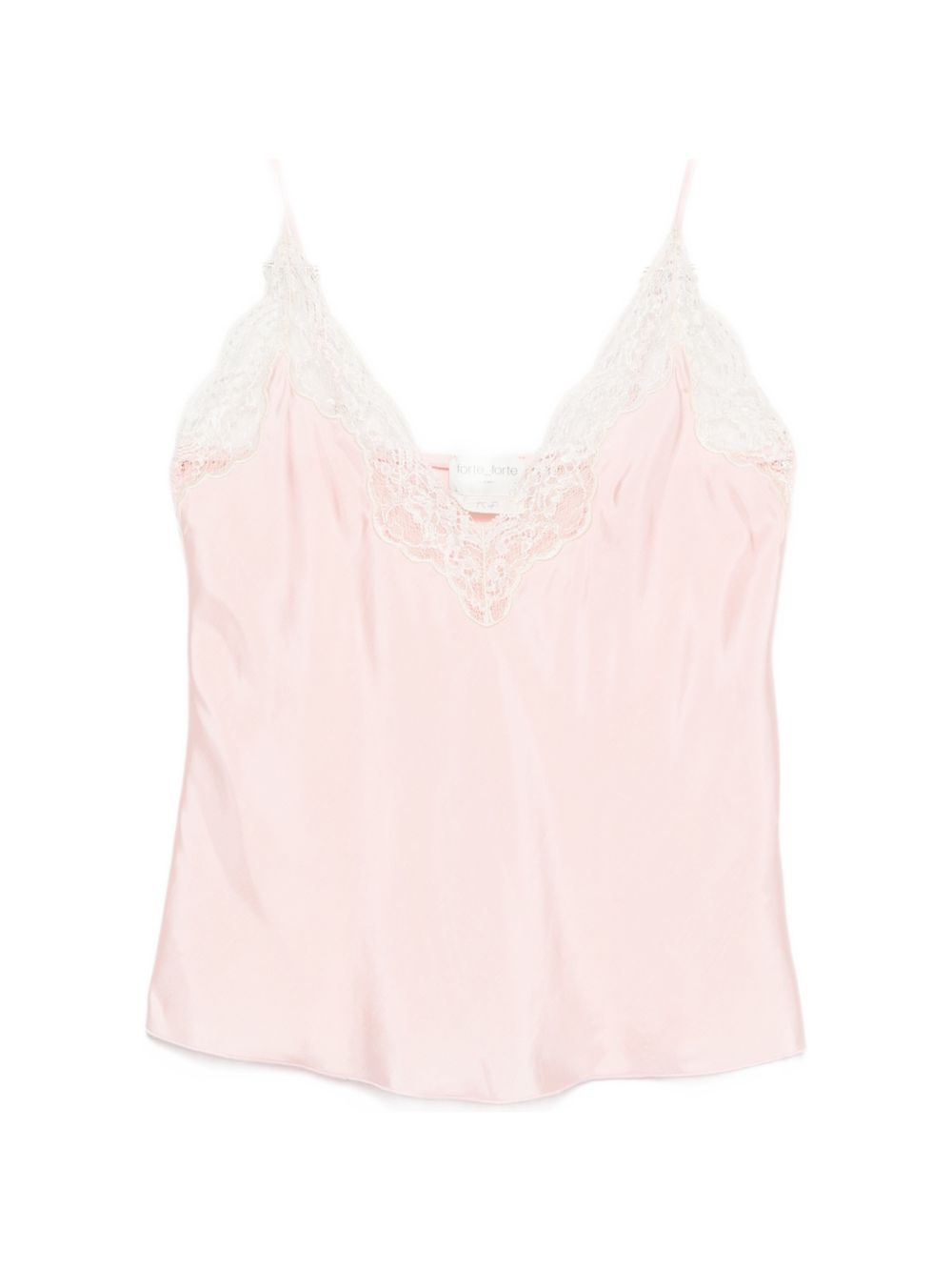 Top con pizzo in rosa Forte forte - donna 