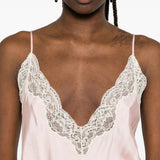 Top con pizzo in rosa Forte forte - donna 