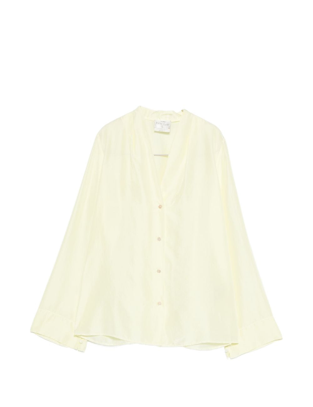 Camicia in seta in giallo Forte forte - donna 