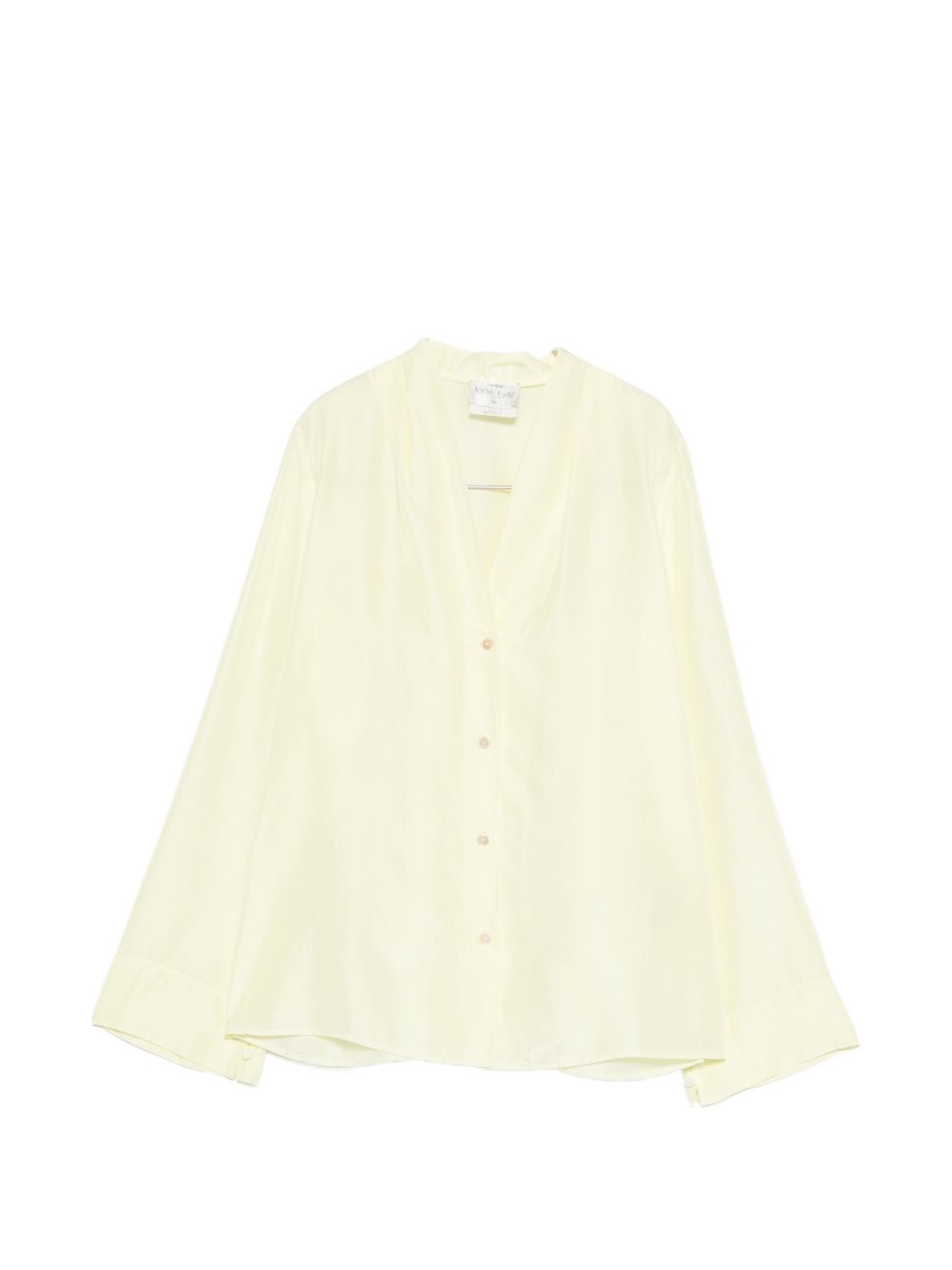 Camicia in seta in giallo Forte forte - donna 