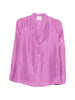 Camicia con bottoni in viola Forte forte - donna