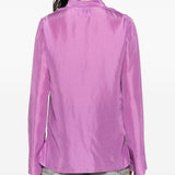 Camicia con bottoni in viola Forte forte - donna 