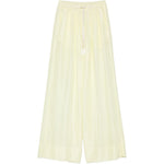 Pantaloni con coulisse in giallo Forte forte - donna 