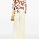 Pantaloni con coulisse in giallo Forte forte - donna 