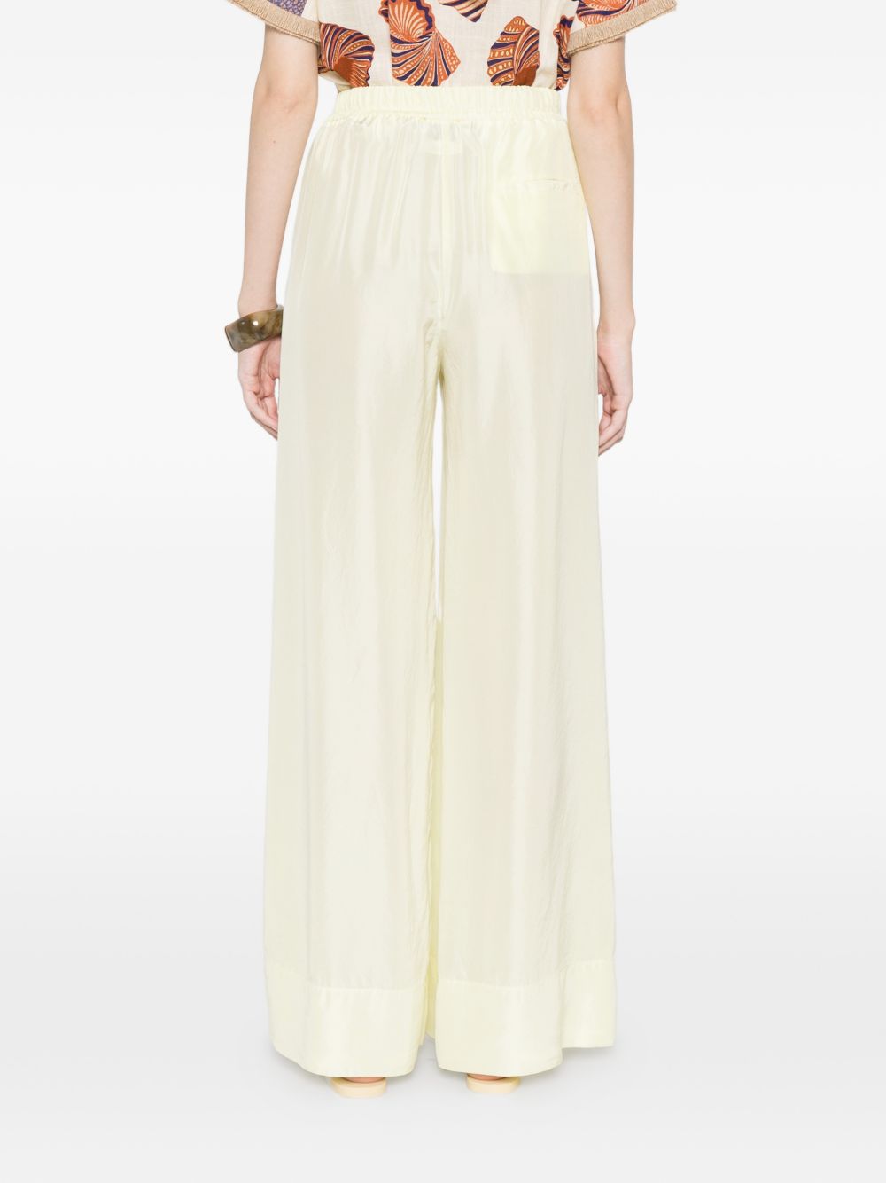 Pantaloni con coulisse in giallo Forte forte - donna 