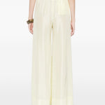 Pantaloni con coulisse in giallo Forte forte - donna 