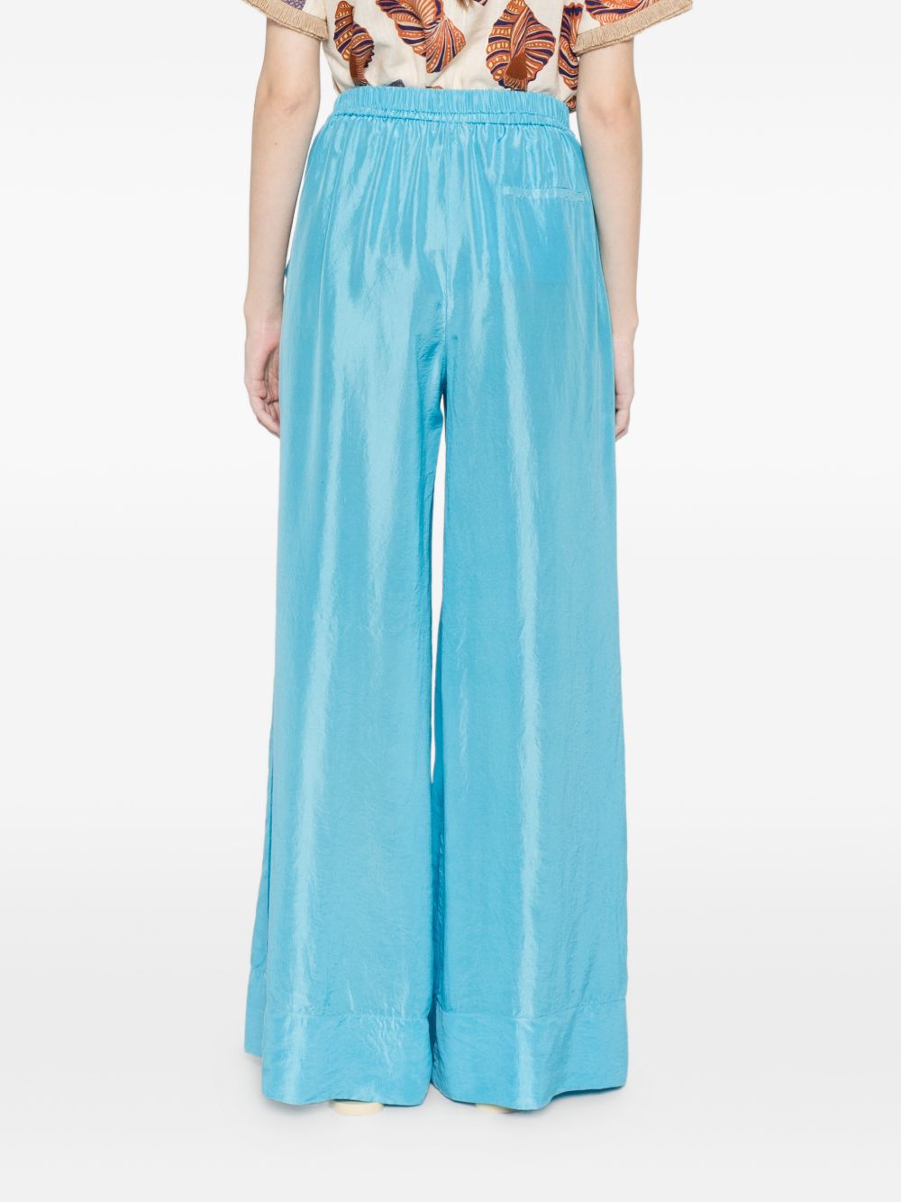 Pantaloni con coulisse in blu Forte forte - donna 