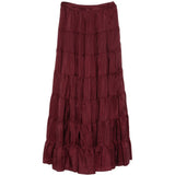 Gonna lunga in borgogna Forte forte - donna 