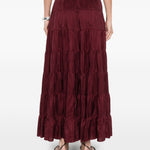 Gonna lunga in borgogna Forte forte - donna 