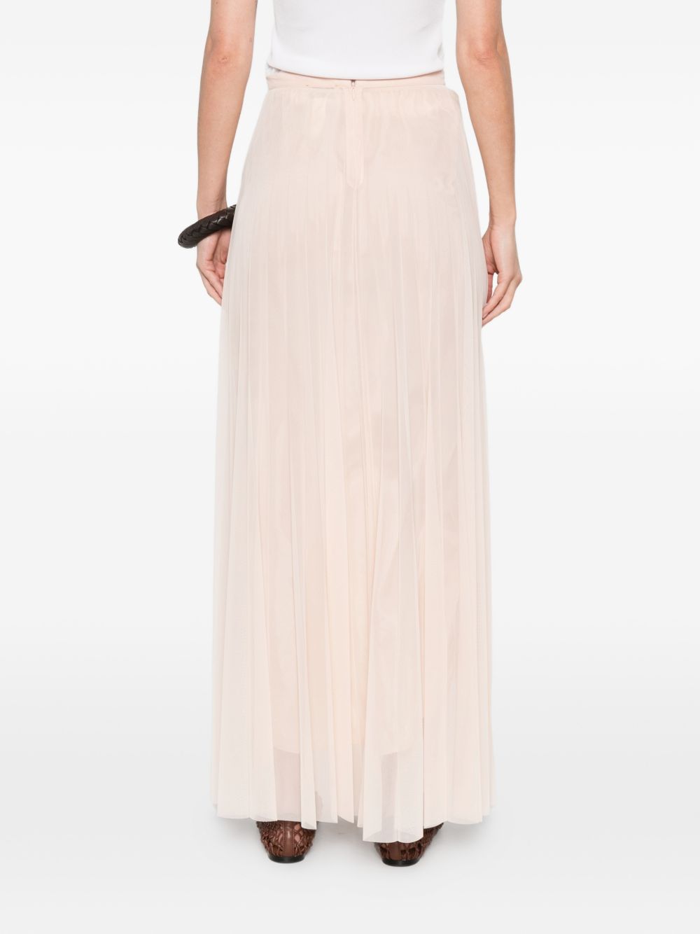 Gonna lunga plissettata in beige Forte forte - donna 