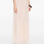 Gonna lunga plissettata in beige Forte forte - donna 