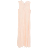 Top lungo con spacco centrale in rosa Forte forte - donna 