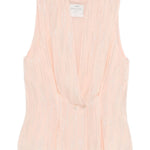 Top smanicato in rosa Forte forte - donna 