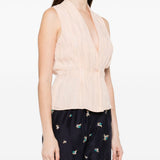 Top smanicato in rosa Forte forte - donna 