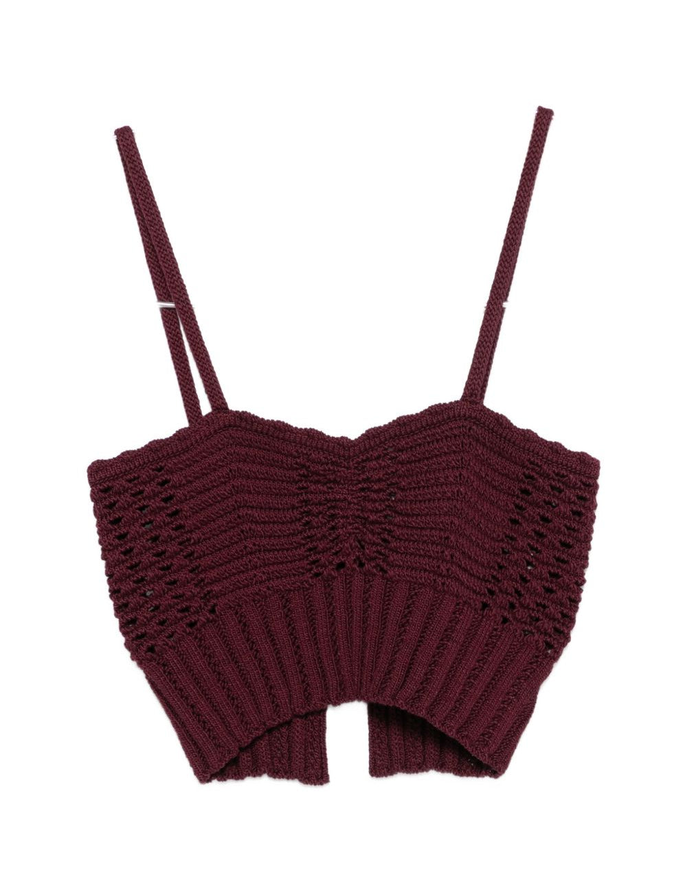 Top senza maniche in bordeaux Forte forte - donna 
