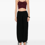 Top senza maniche in bordeaux Forte forte - donna 
