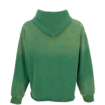 Felpa con ricamo in ciniglia in verde Found - unisex 