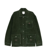 Gicca in suede con tasche in verde Found - unisex 
