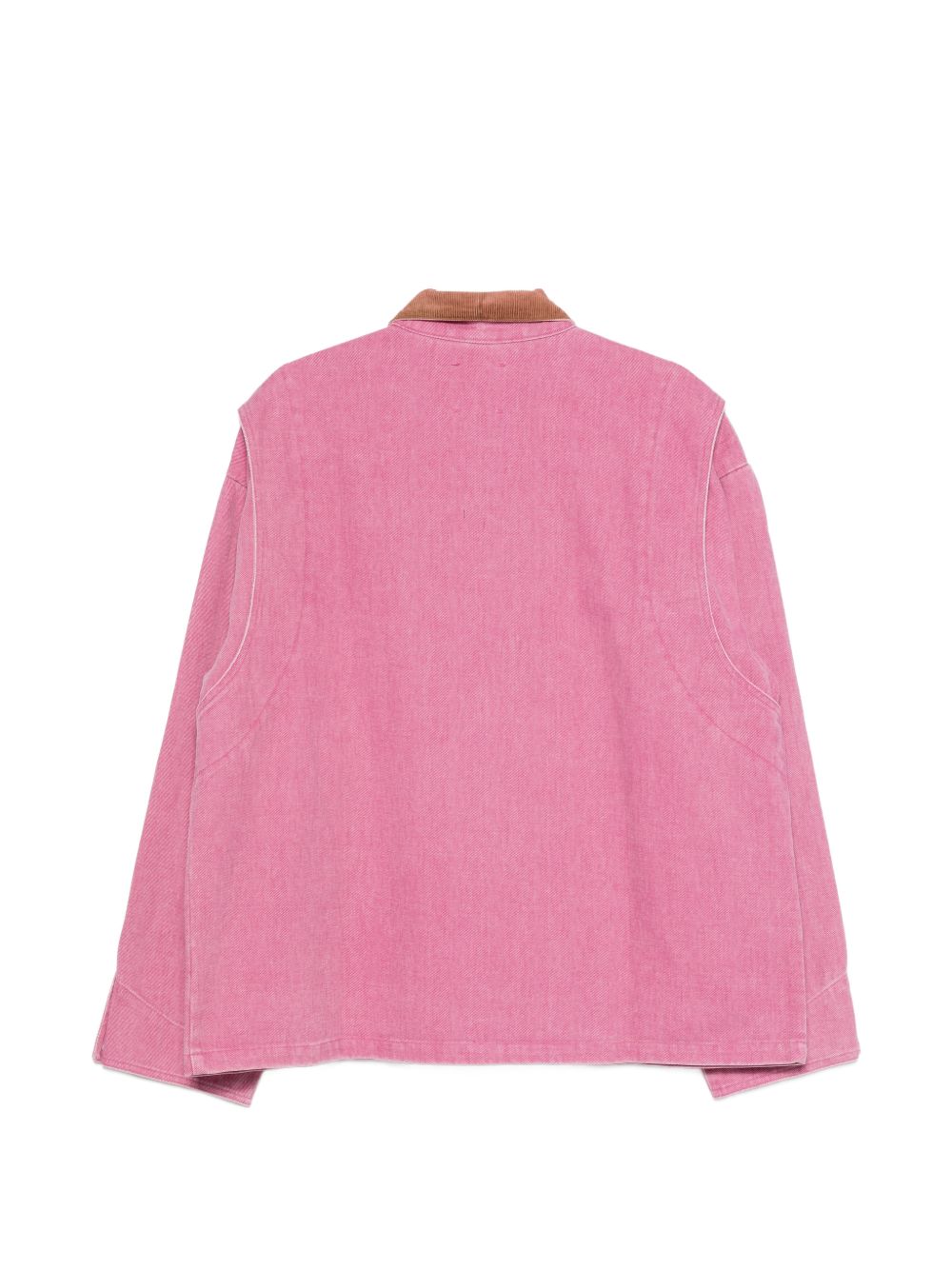 Giacca in twill di cotone con chiusura a fibbia in rosa Found - unisex 