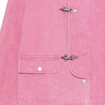 Giacca in twill di cotone con chiusura a fibbia in rosa Found - unisex 