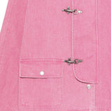 Giacca in twill di cotone con chiusura a fibbia in rosa Found - unisex 
