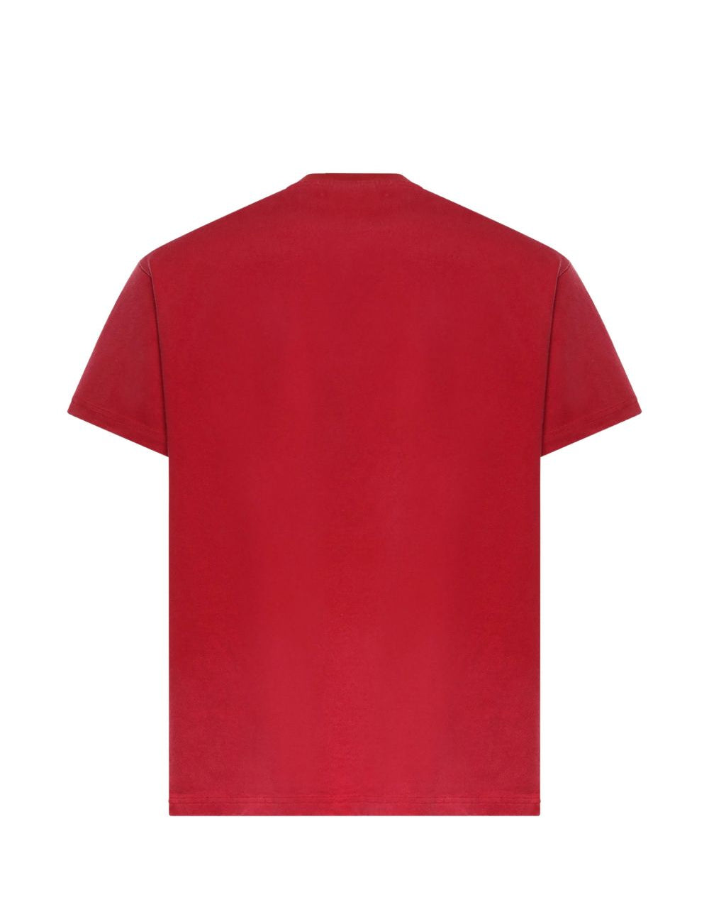 T-shirt con stampa wildlife chenille in rosso Found- unisex 