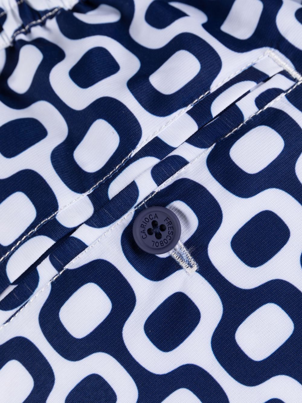 Costume con stampa in blu - FRESCOBOL CARIOCA uomo 