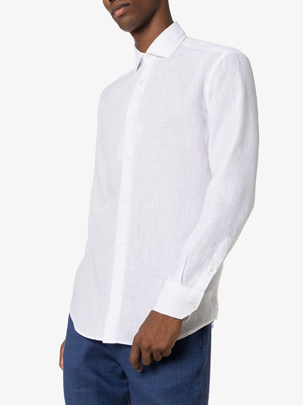Camicia Antonio in bianco Frescobol carioca - uomo 