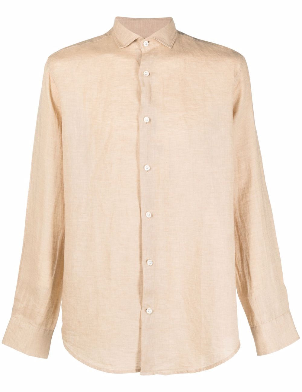 Camicia a maniche lunghe in beige Frescobol carioca - uomo 
