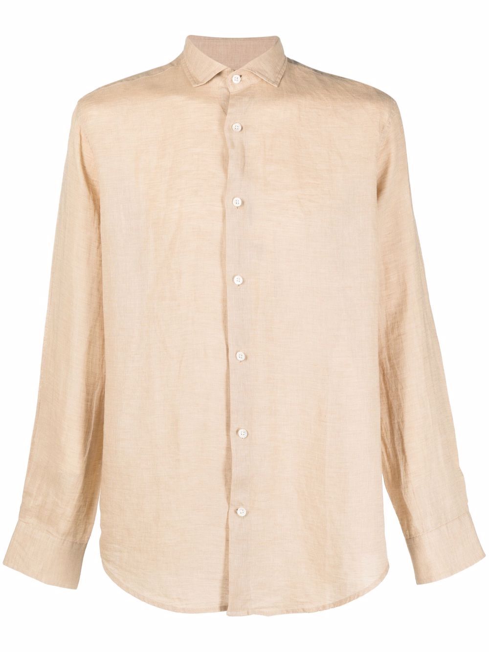 Camicia a maniche lunghe in beige Frescobol carioca - uomo 