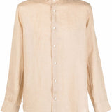 Camicia a maniche lunghe in beige Frescobol carioca - uomo 