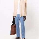 Camicia a maniche lunghe in beige Frescobol carioca - uomo 