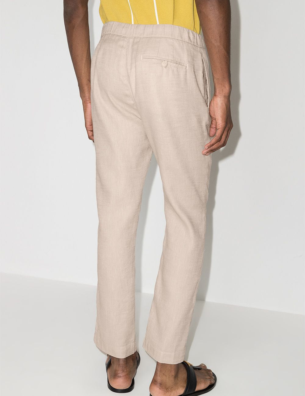 Chino con coulisse Oscar in beige Frescobol carioca - uomo 