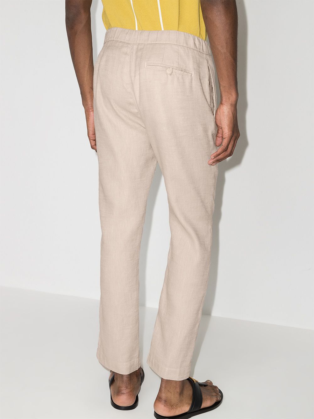 Chino con coulisse Oscar in beige Frescobol carioca - uomo 