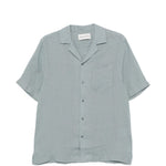 Camicia a maniche corte angelo in blu Frescobol carioca - uomo 
