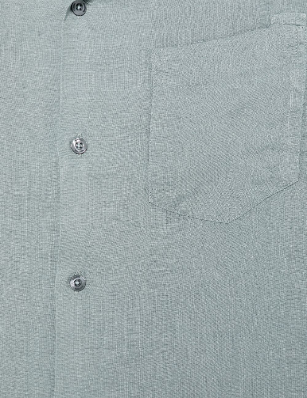 Camicia a maniche corte angelo in blu Frescobol carioca - uomo 