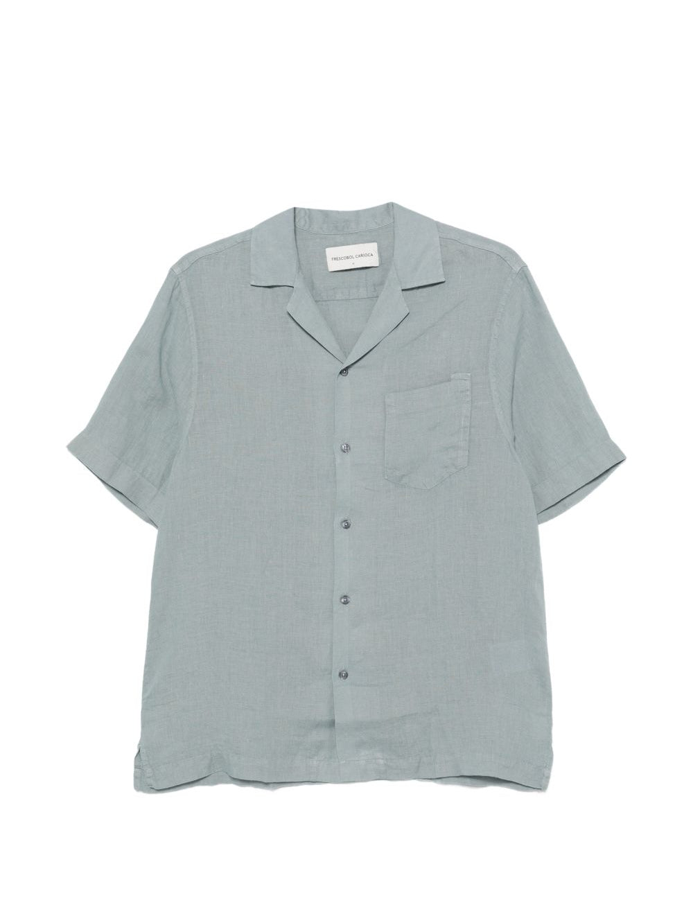 Camicia a maniche corte angelo in blu Frescobol carioca - uomo 