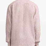 Camicia a righe in lino in beige Frescobol carioca - uomo 