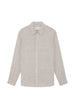 Men's Frescobol Carioca striped linen shirt in beige