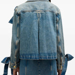 Giacca denim con decorazione in blu Ganni - donna 