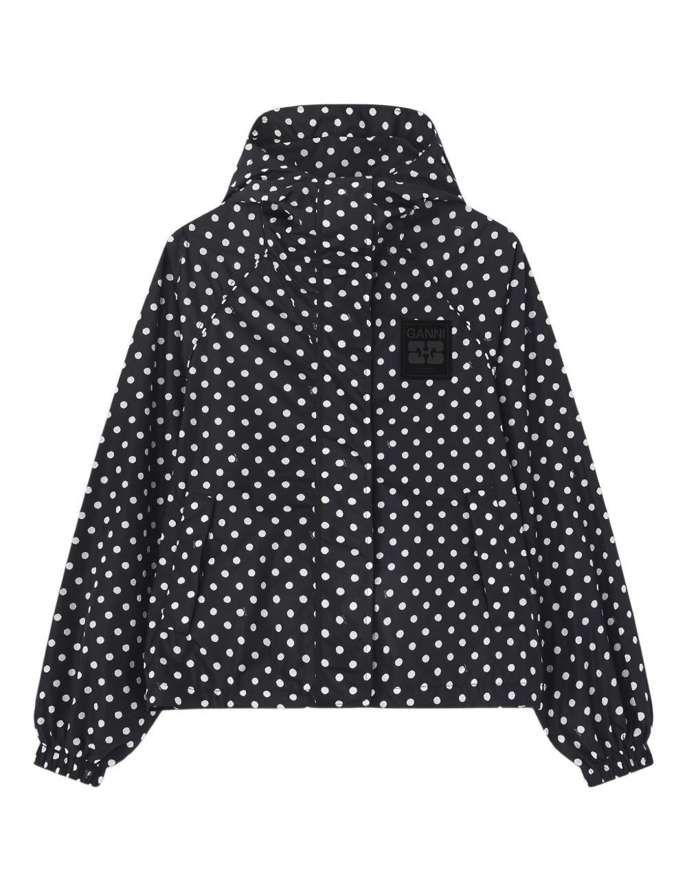 Giacca a pois in nero Ganni - donna 