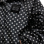 Giacca a pois in nero Ganni - donna 