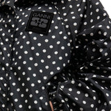 Giacca a pois in nero Ganni - donna 