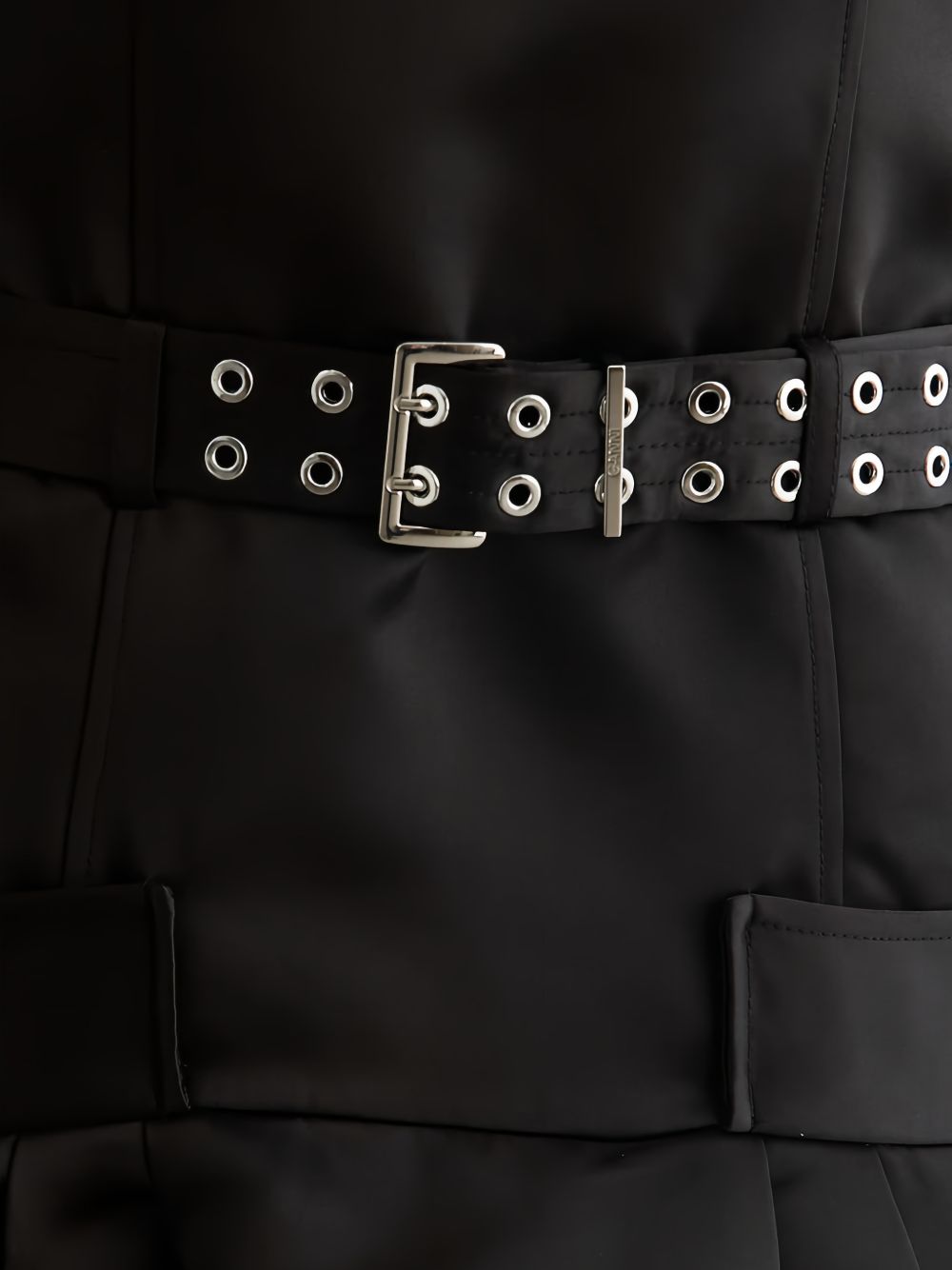 Abito Duchesse in satin nero 